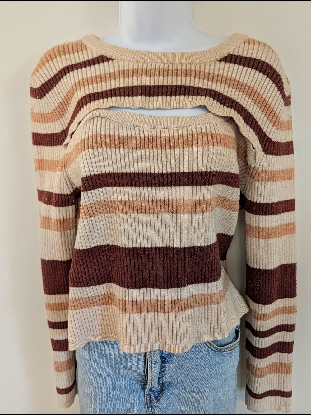 Lush Body Forming Cutout Sweater